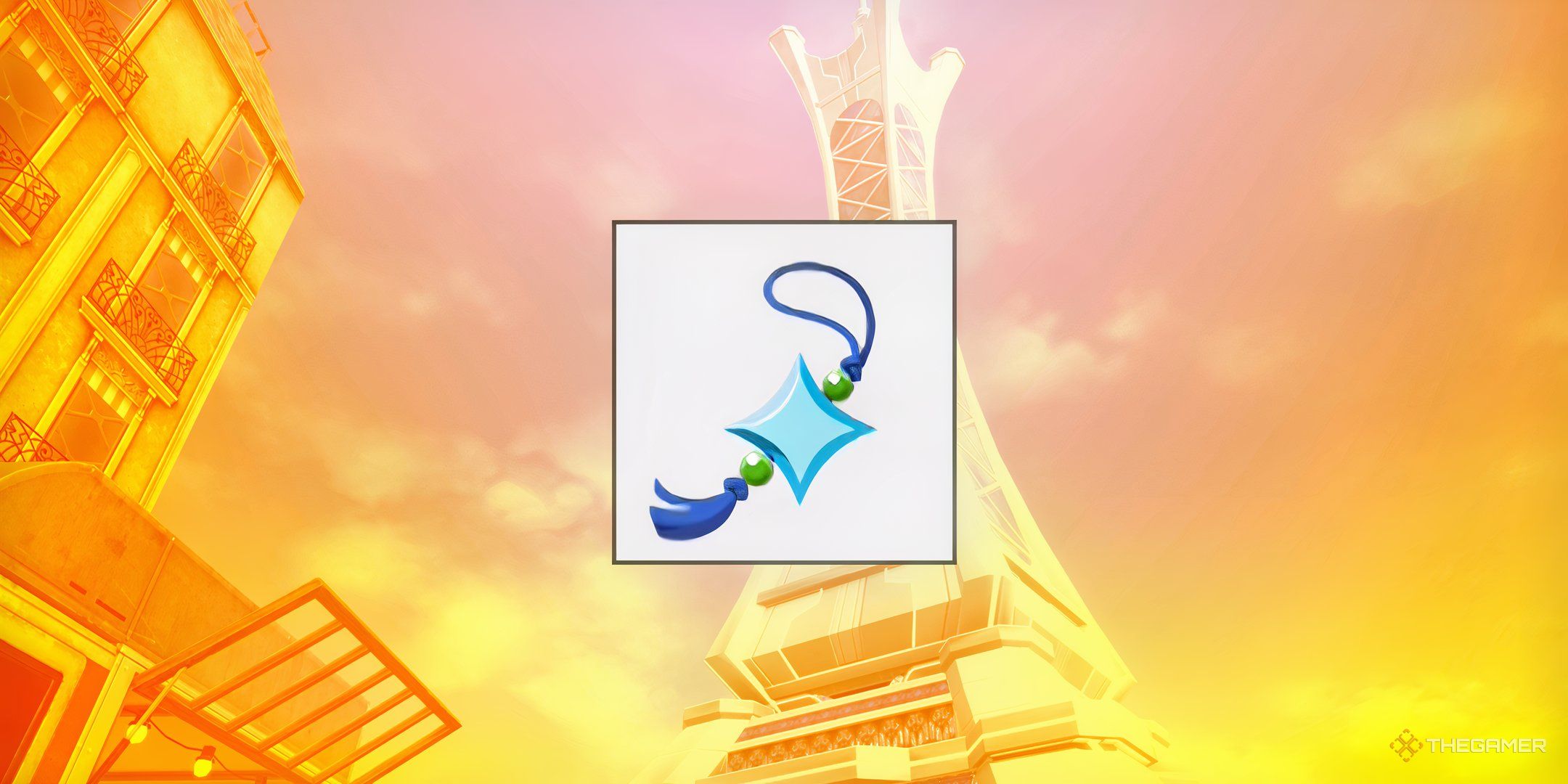 The Shiny Charm against a Lumiose City background for Pokemon Legends Z-A.