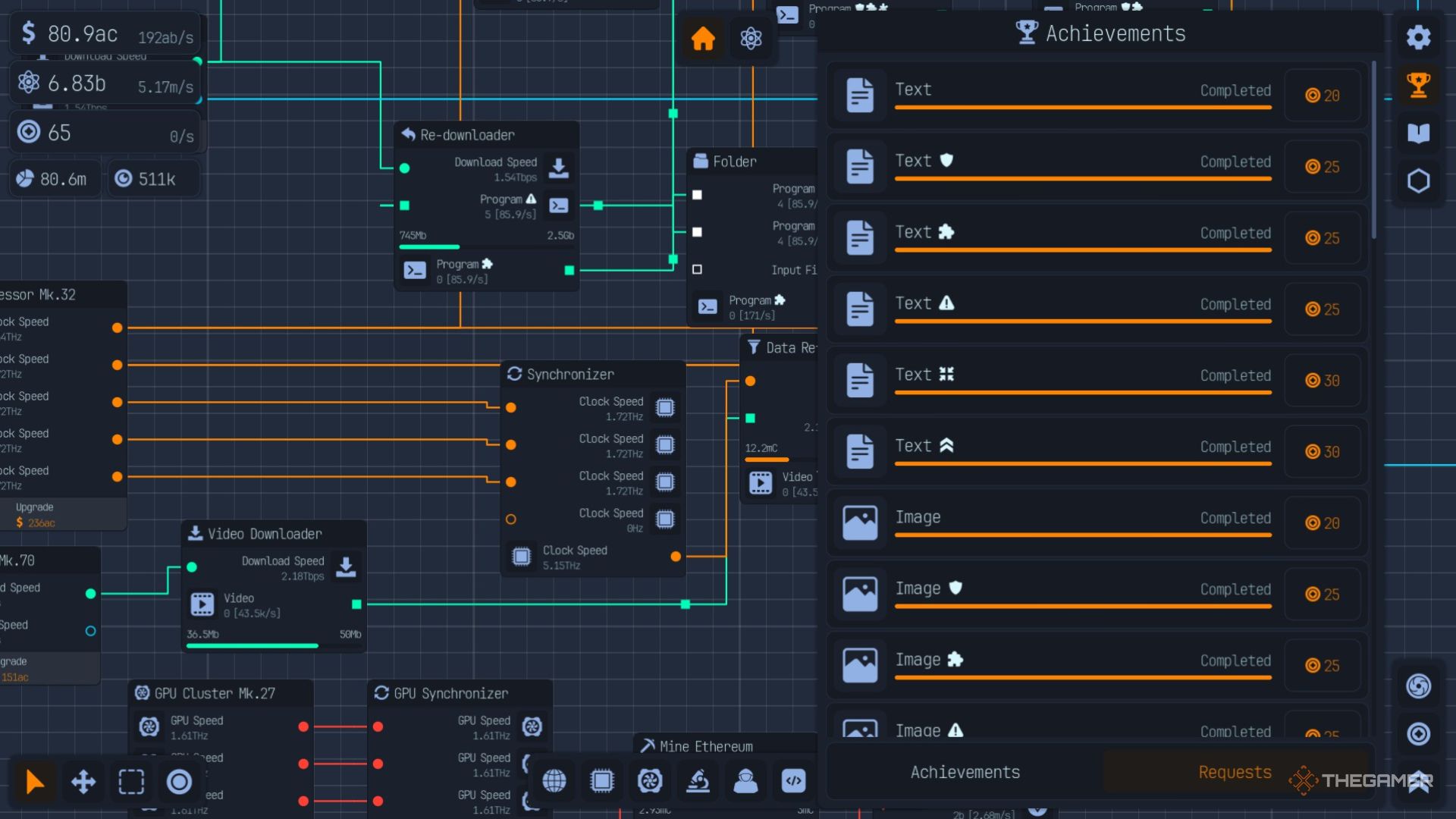 the request list in upload labs has many of the early options completed for tokens.