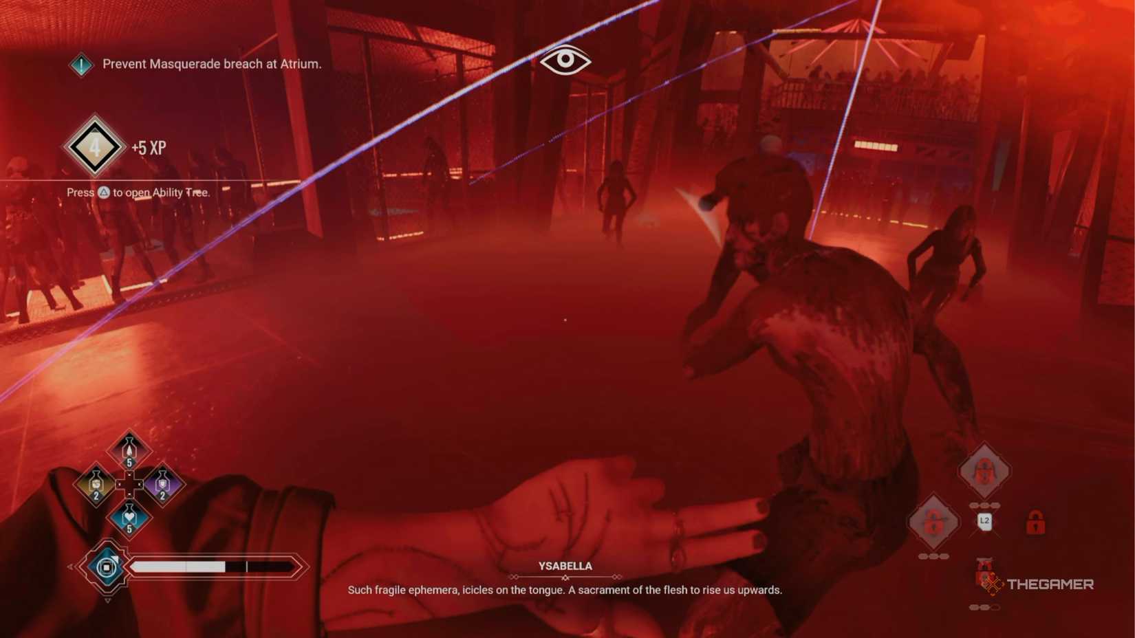 Vampire The Masquerade Bloodlines 2 attacking puppets.