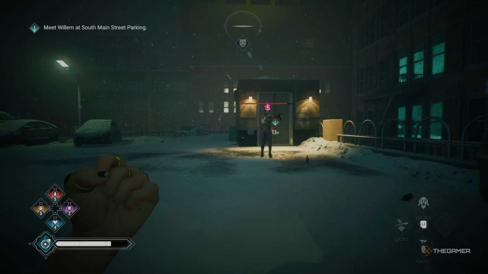 Vampire The Masquerade Bloodlines 2 enter Wilem's hideout.