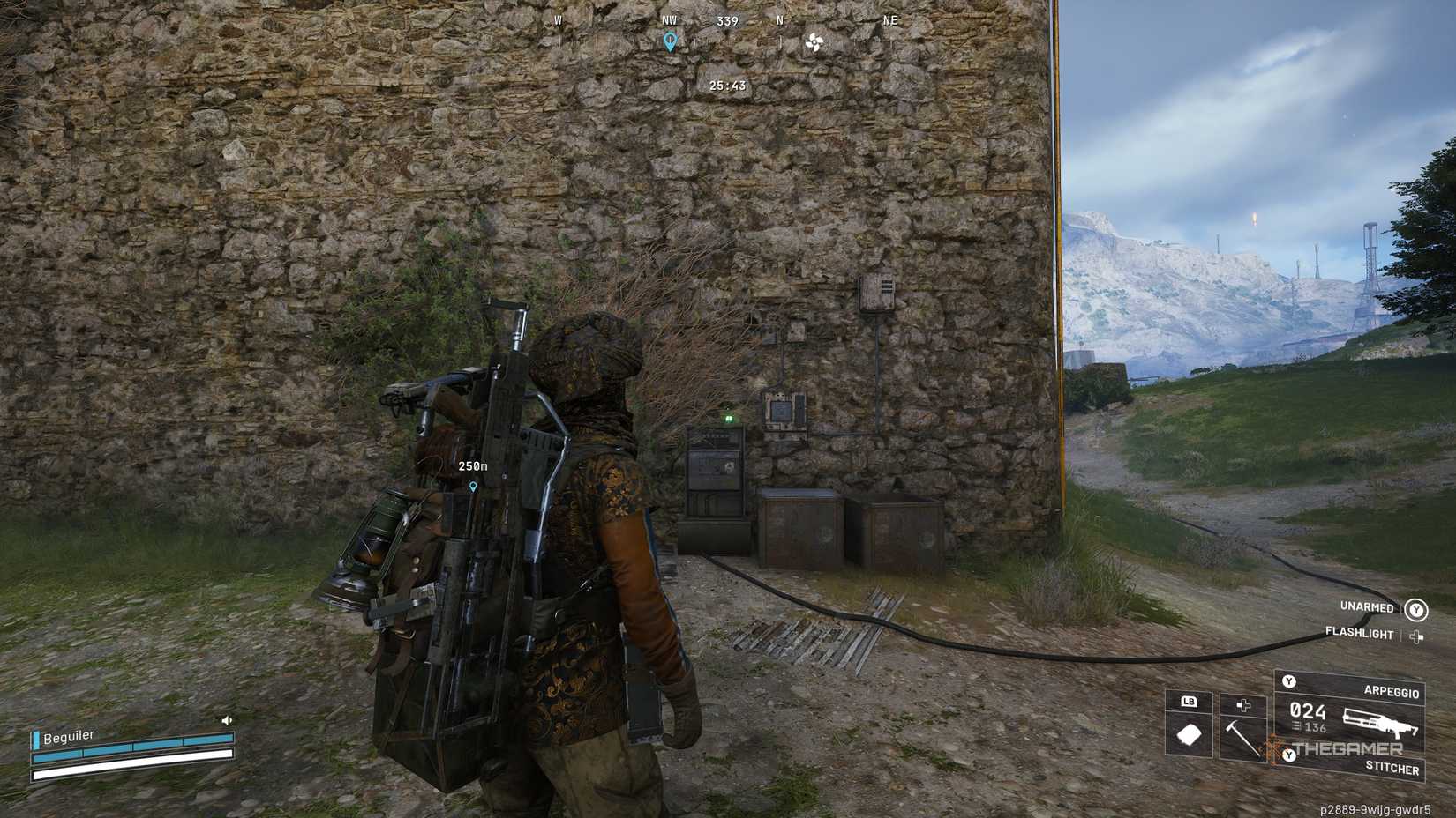A player looking for the Ancient Fort batteries in Arc Raiders.