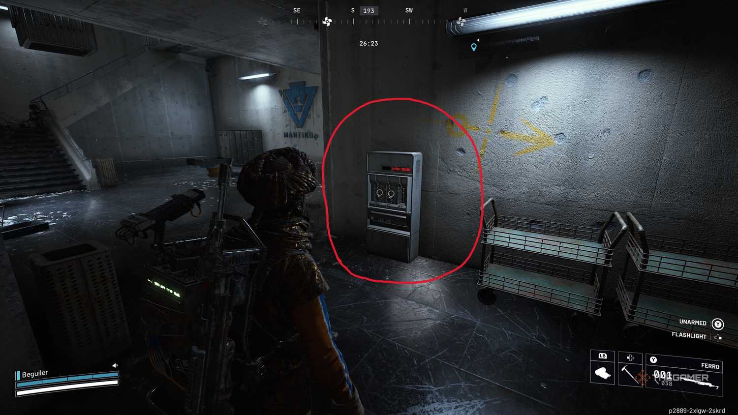 A player completing the Red Room puzzle in Arc Raiders.