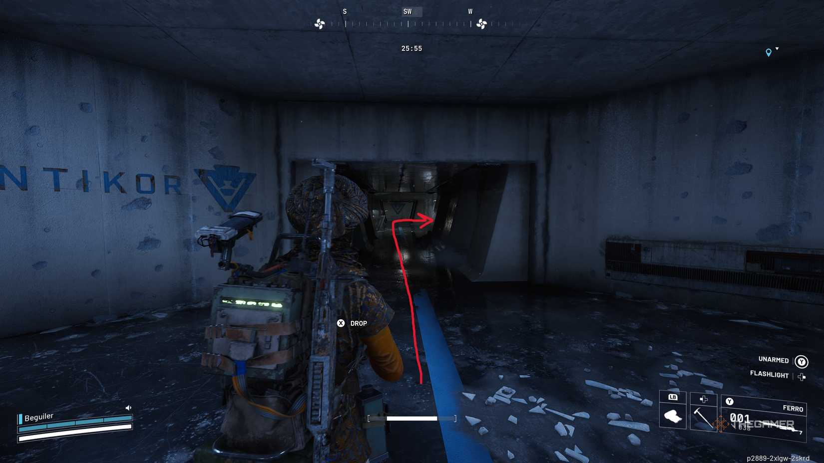 玩家在《Arc Raiders》中完成红房间谜题。