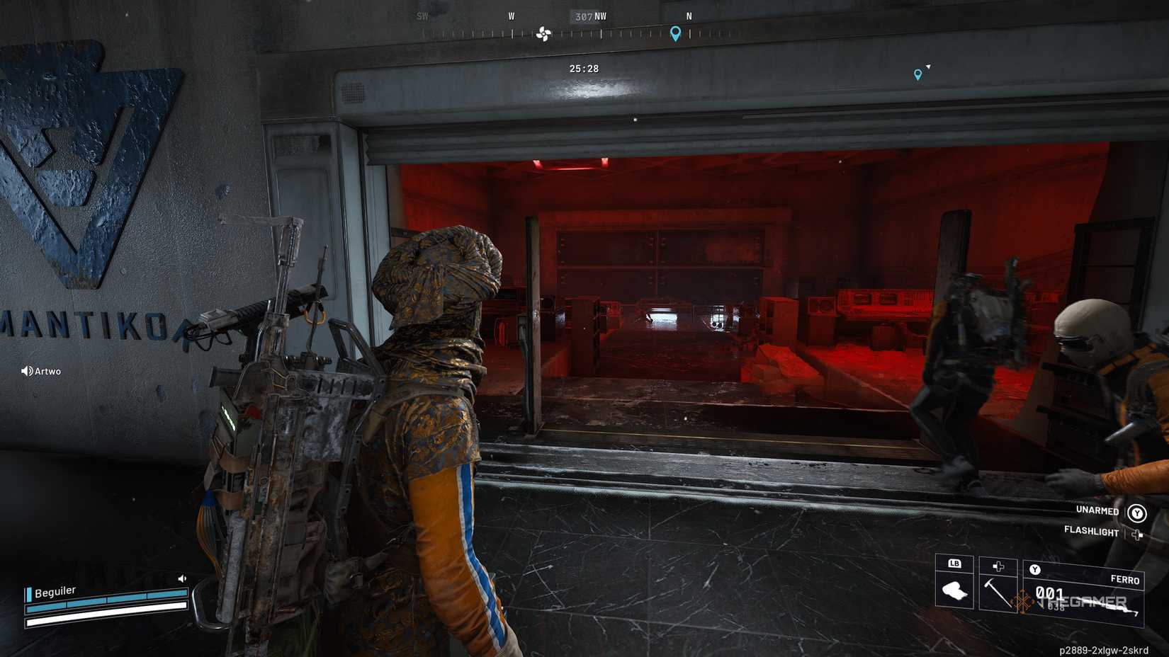 玩家在《Arc Raiders》中完成红房间谜题。