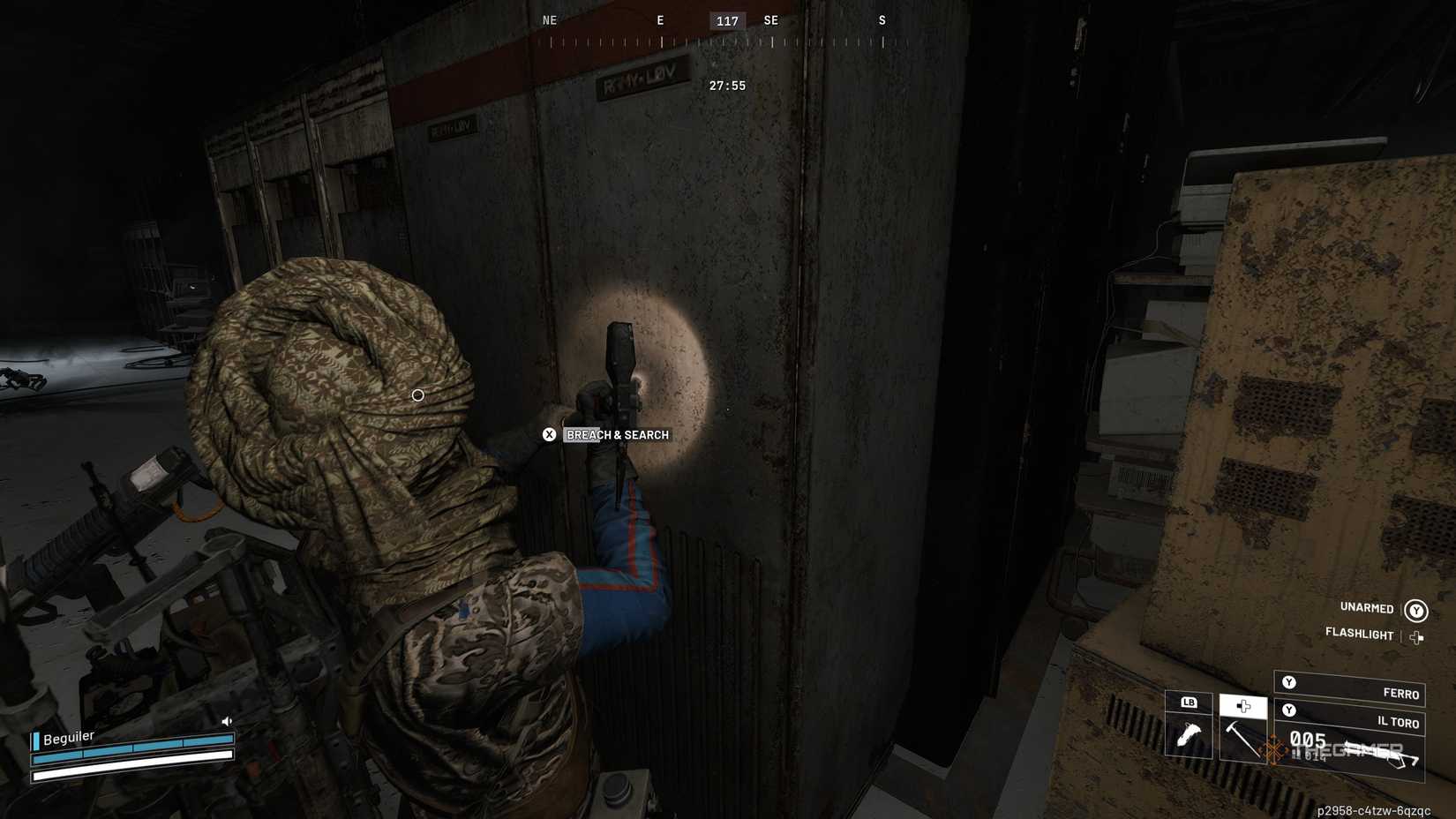 A player looking for Sensors in Arc Raiders.