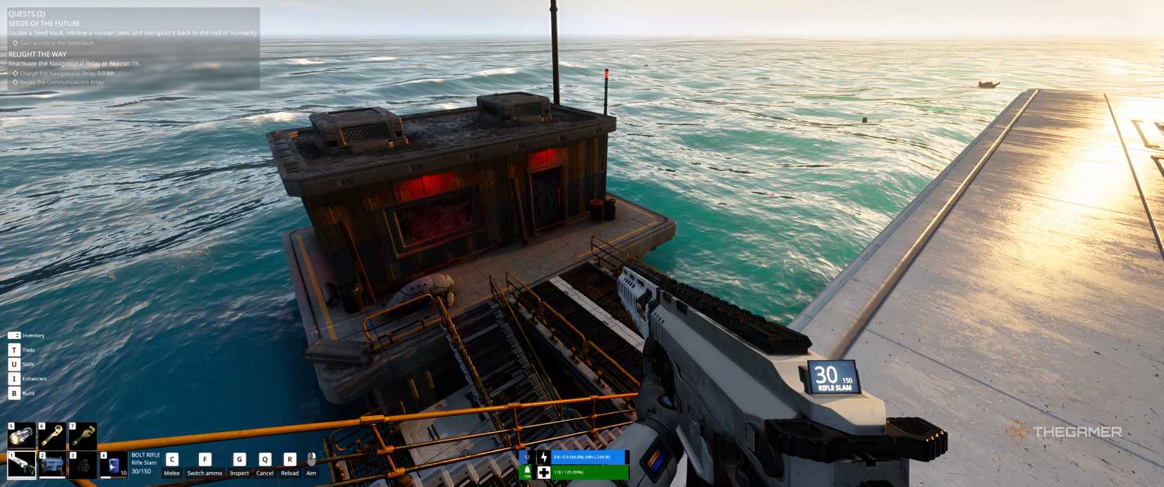 Power shed for the seed vault in The Last Caretaker.