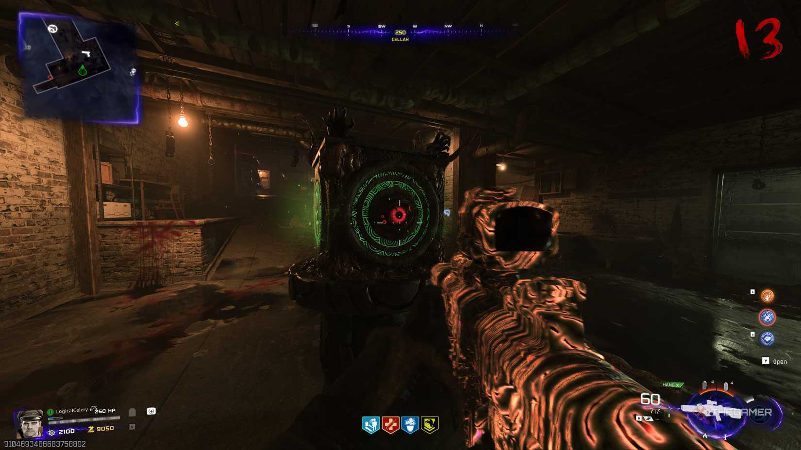 Black Ops 7 players look at a red eye on an Eldritch box.