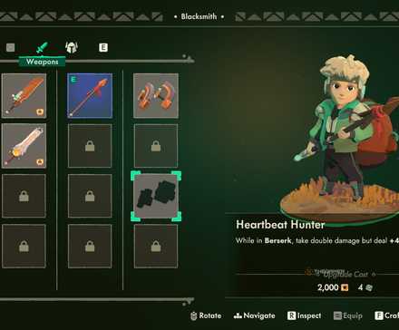 A player completing A Hidden Quest In The Gallery quest in Moonlighter 2.