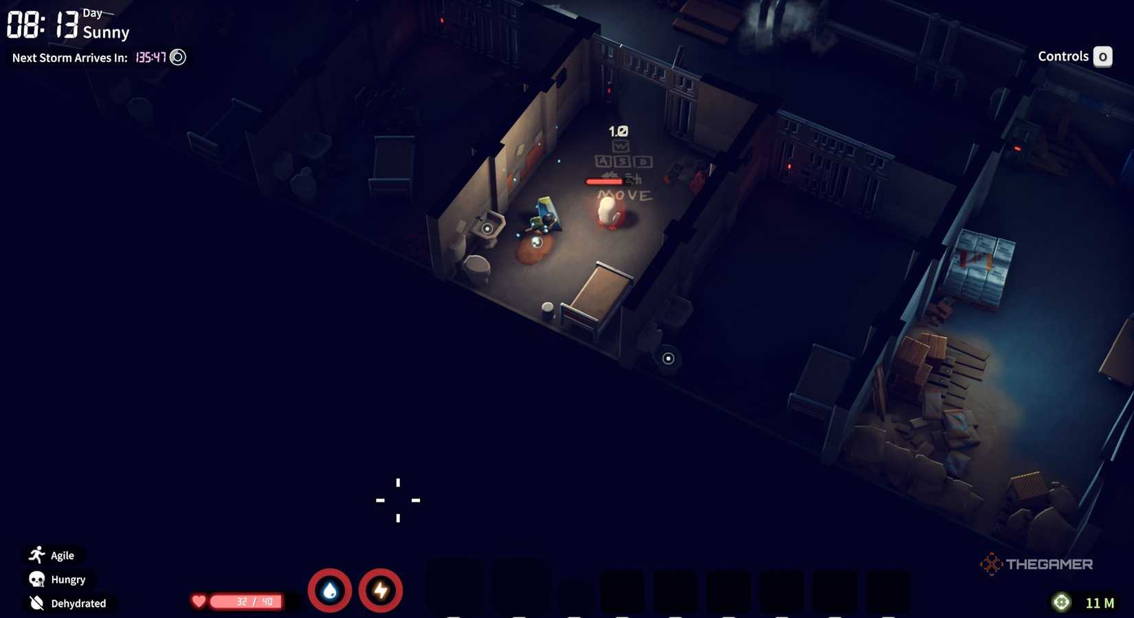 اردکی که در فرار از داکوف هم گرسنه و هم کم آب است.