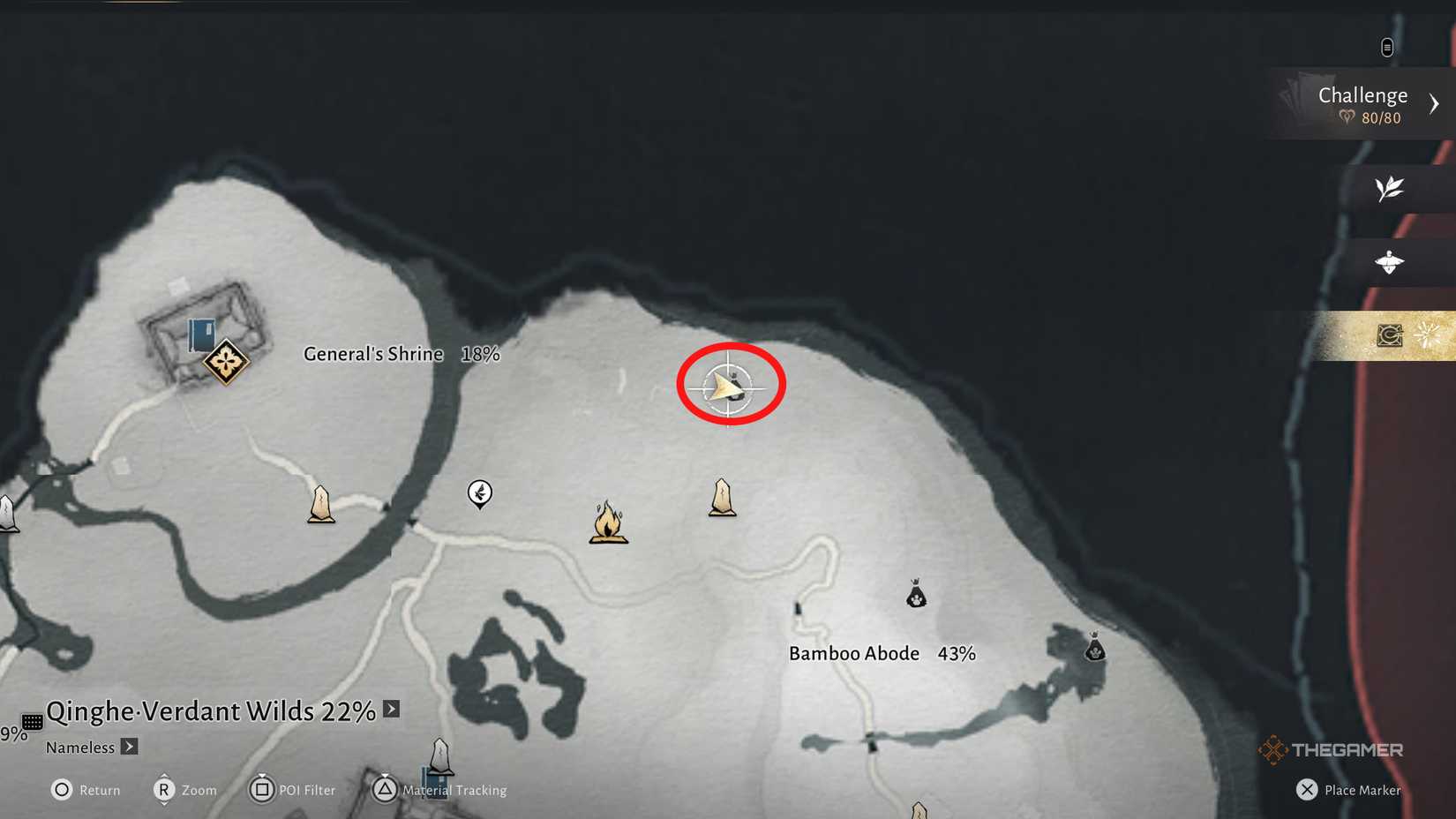 Another meow-meow location near bamboo dwelling in Where Winds Meet.