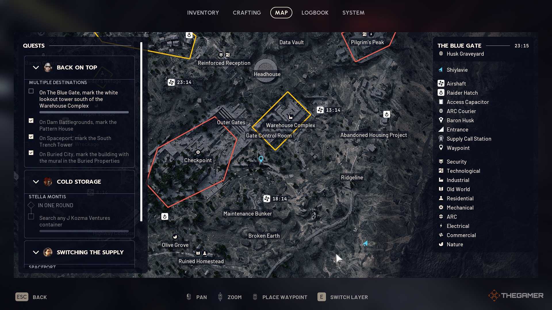 Arc Riders Blue Gate Map Where To Find The New Outpost Locations To Tag For Tian Wen In Arc Raiders