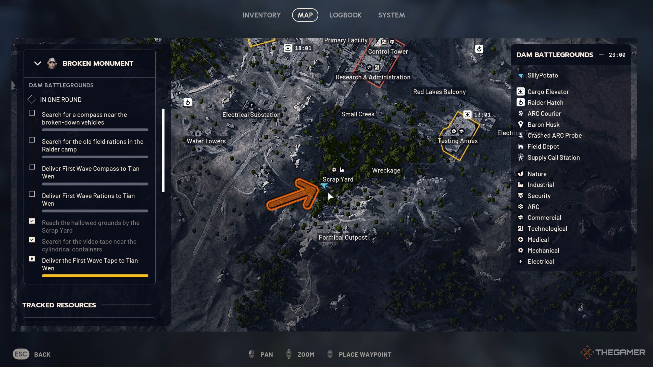 Where To Find Compass, Tape, And Rations In Broken Monument In Arc Raiders