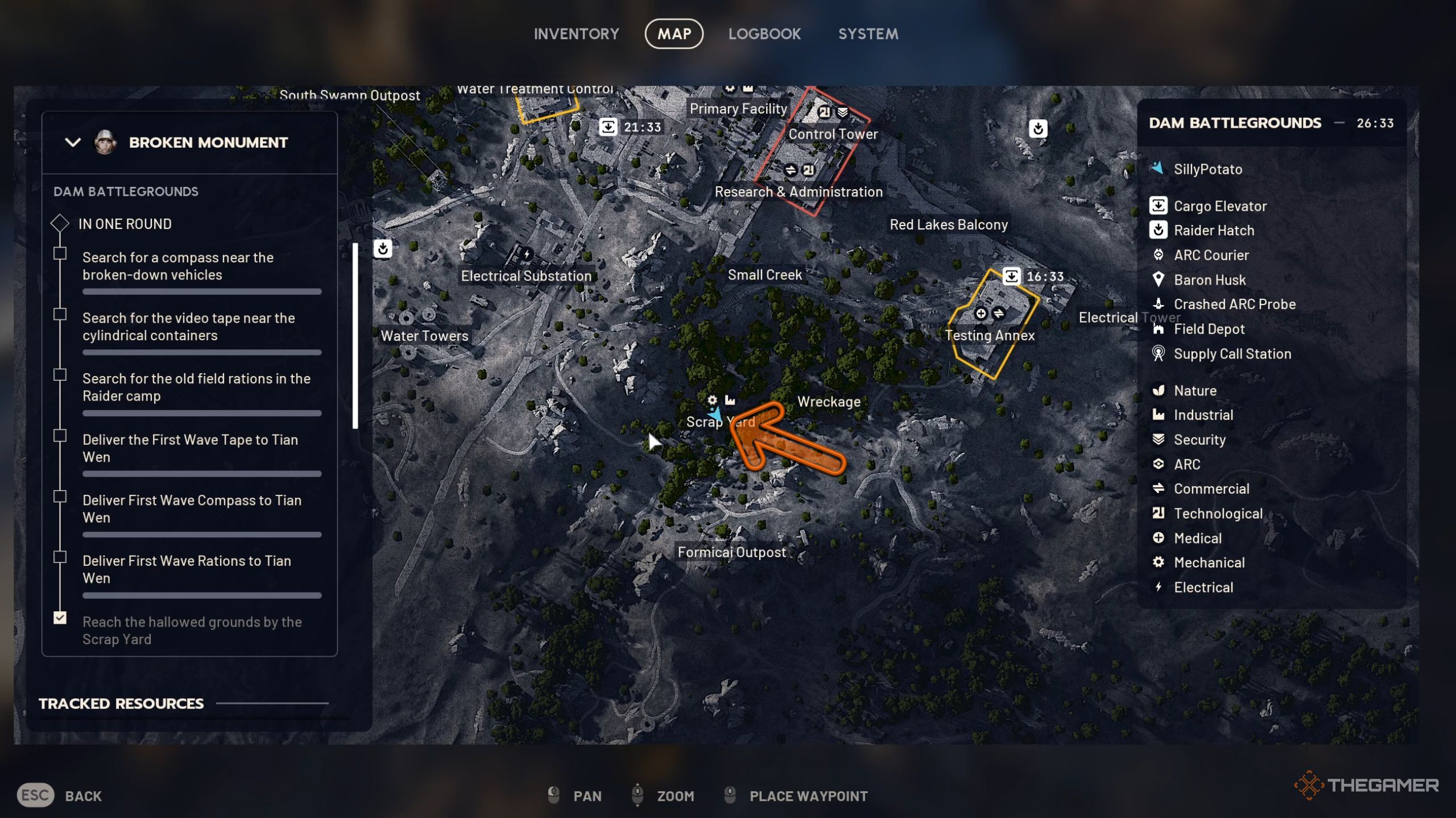 Where To Find Compass, Tape, And Rations In Broken Monument In Arc Raiders