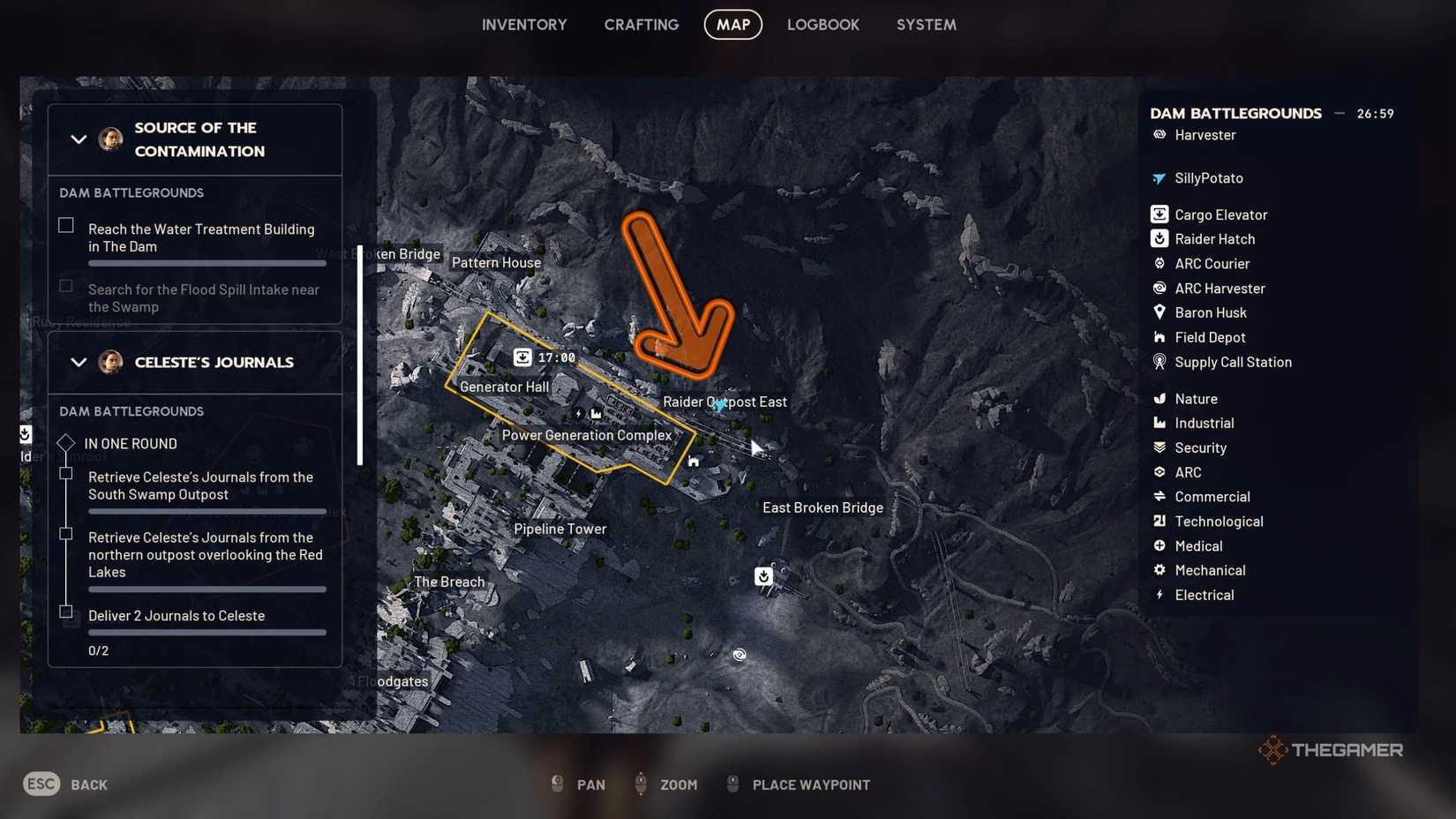 Dam Metaforge All Celeste Journal Locations In Arc Raiders