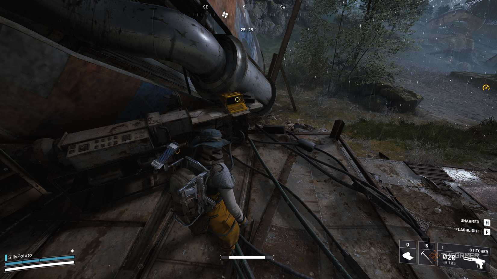 Ark Raiders' final location for the Trace Quest.