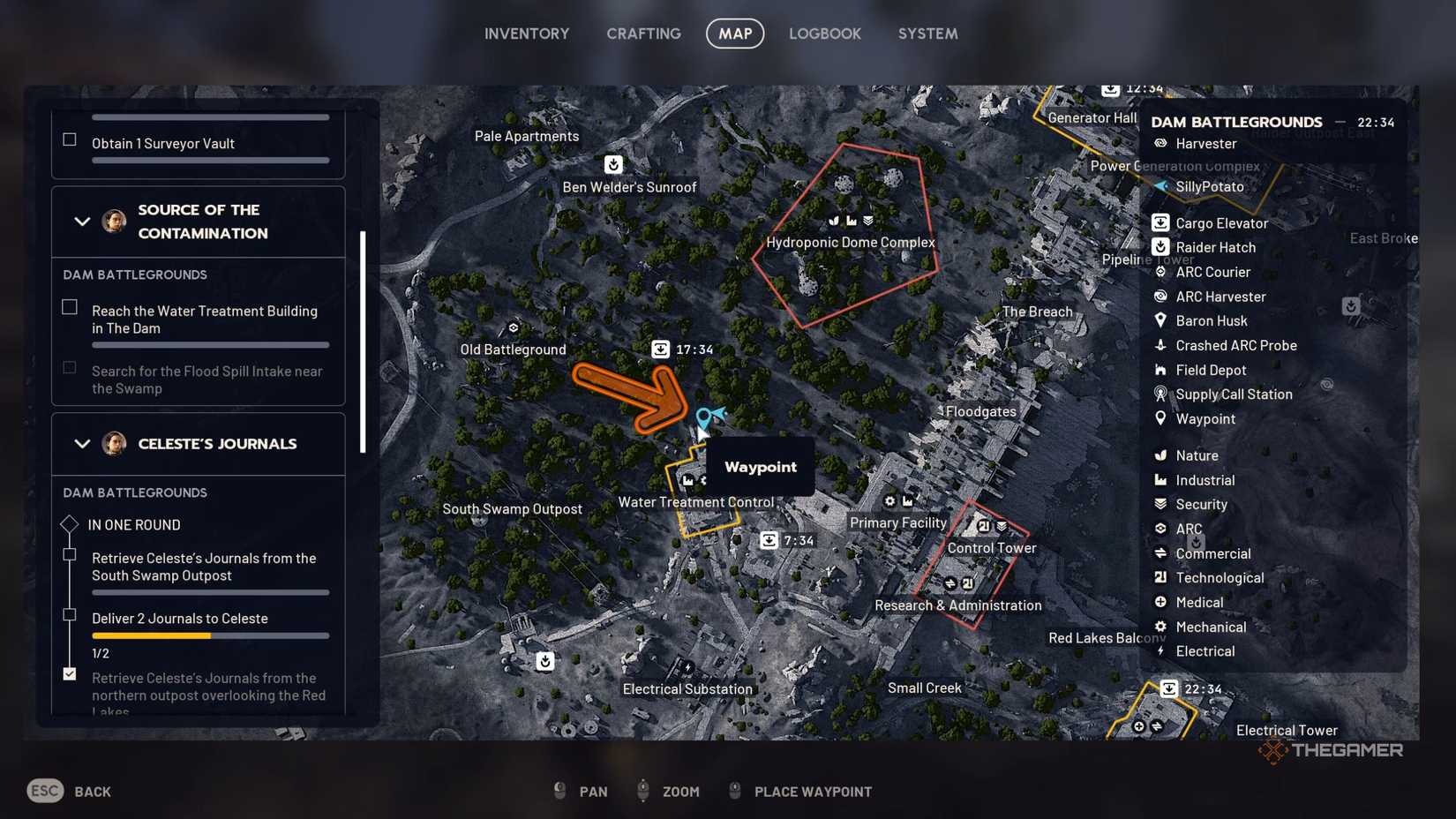 Arc Riaders Interactive Map How To Beat The Source Of The Contamination Quest In Arc Raiders