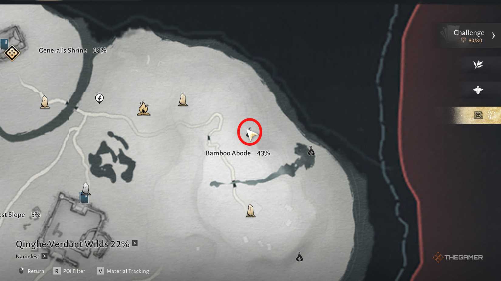 Bamboo task near bamboo residence in Where Winds Meet.