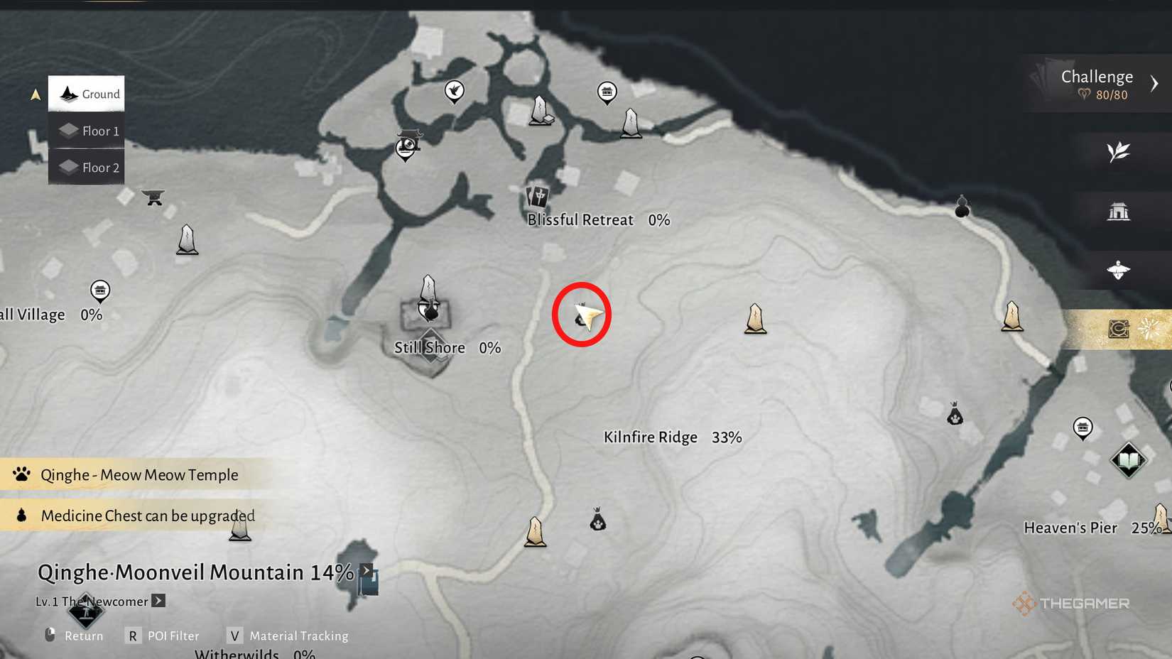 Bamboo task near a blissful retreat in Where Winds Meet.