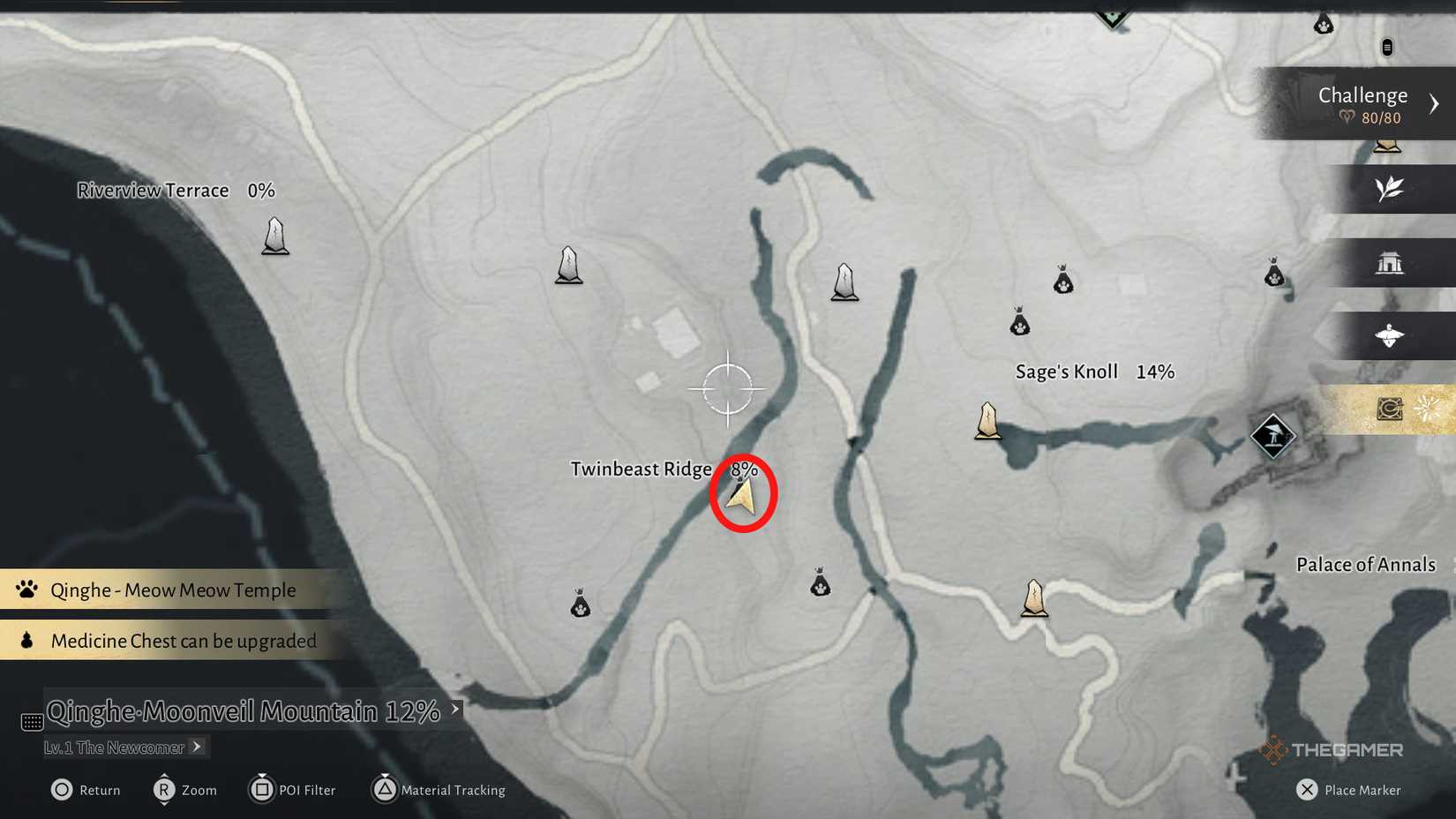 Bamboo task near twin beast hill in Where Winds Meet.