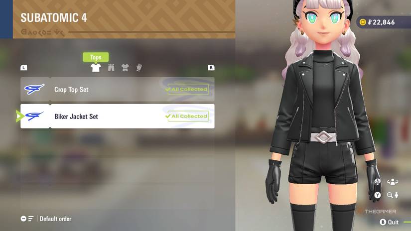 Biker Jacket Set at SUBATOMIC 4 In Pokemon Legends: Z-A.