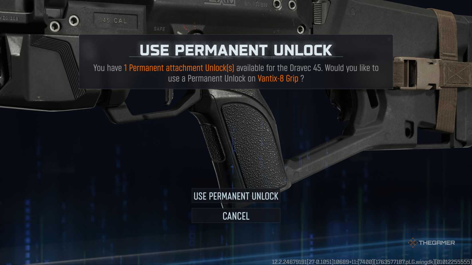 Use the persistent connection token to get the Vantix-8 handle for the Predator 45 in Call of Duty: Black Ops 7.