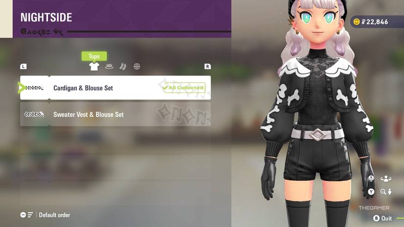 Cardigan at NIGHTSIDE in Pokemon Legends: Z-A.