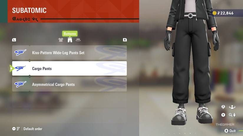 Cargo Pants at SUBATOMIC in Pokemon Legends: Z-A.