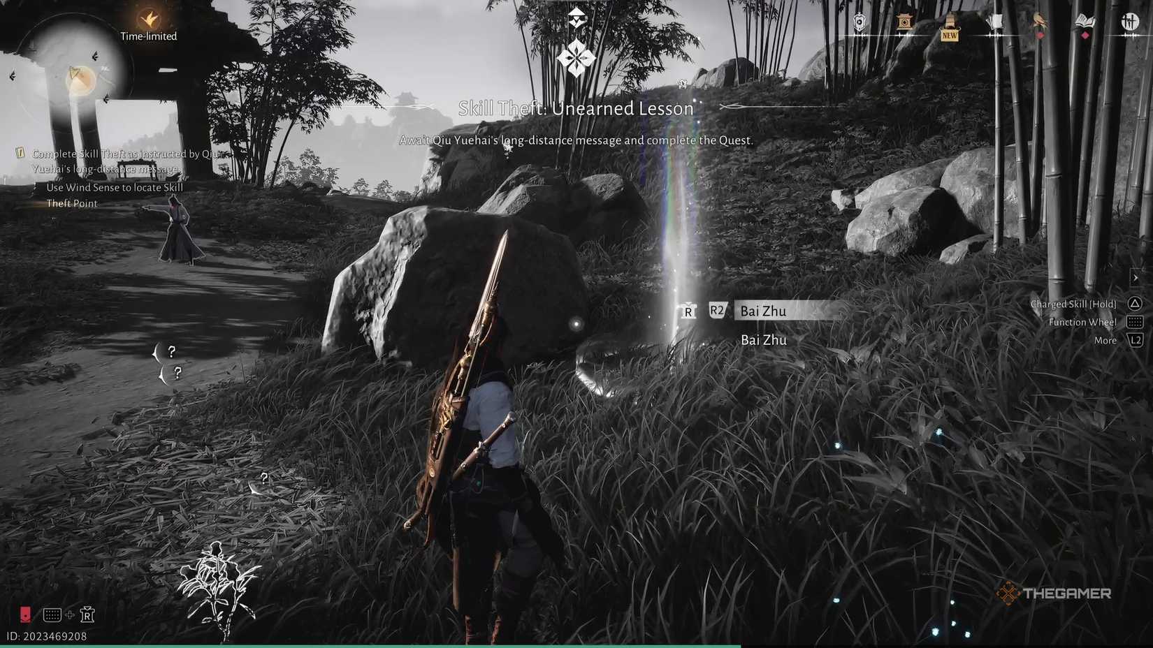 Complete the Steal Unearned Lesson skill side quest in Where Winds Meet.