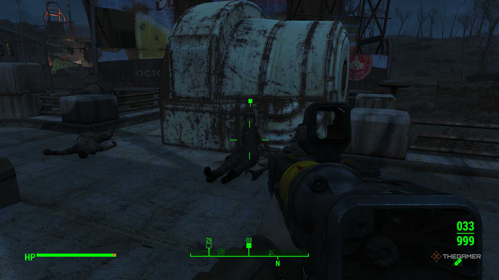 Corpse pilot in Fallout 4.