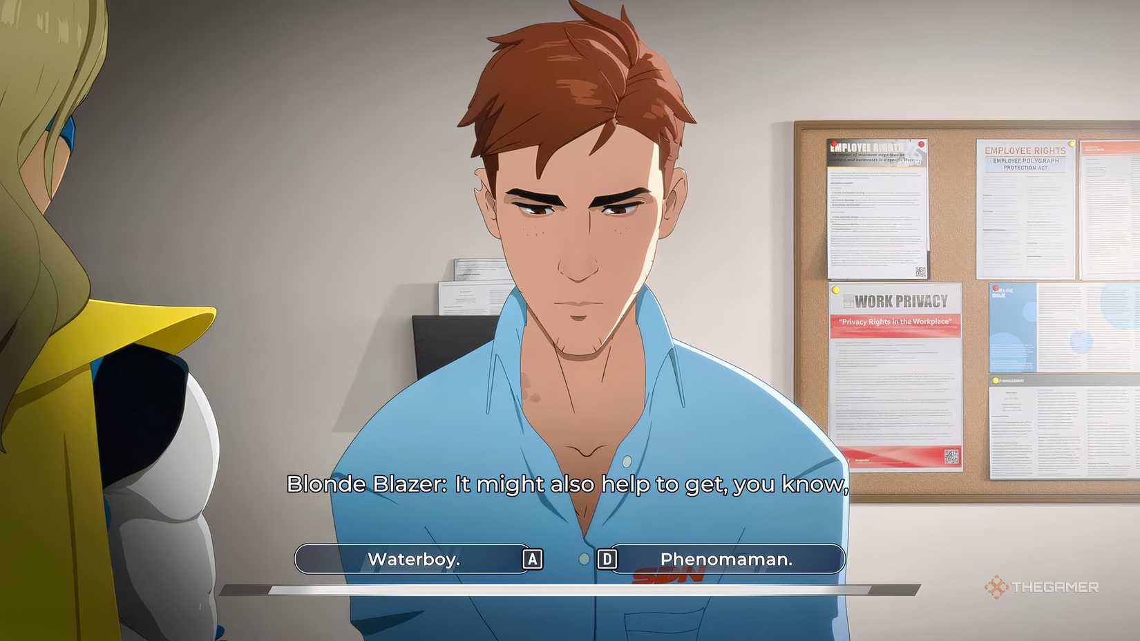 Dispatch Episode 4: Choosing between a waterboy and a handsome man in the break room.