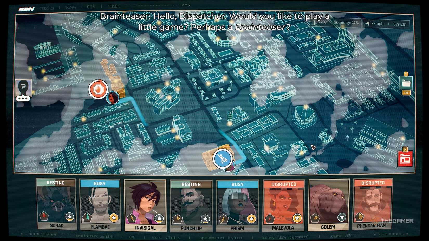 Dispatch Episode 4 is a brain teaser where you solve a mystery on the grid while the heroes are dispatched.