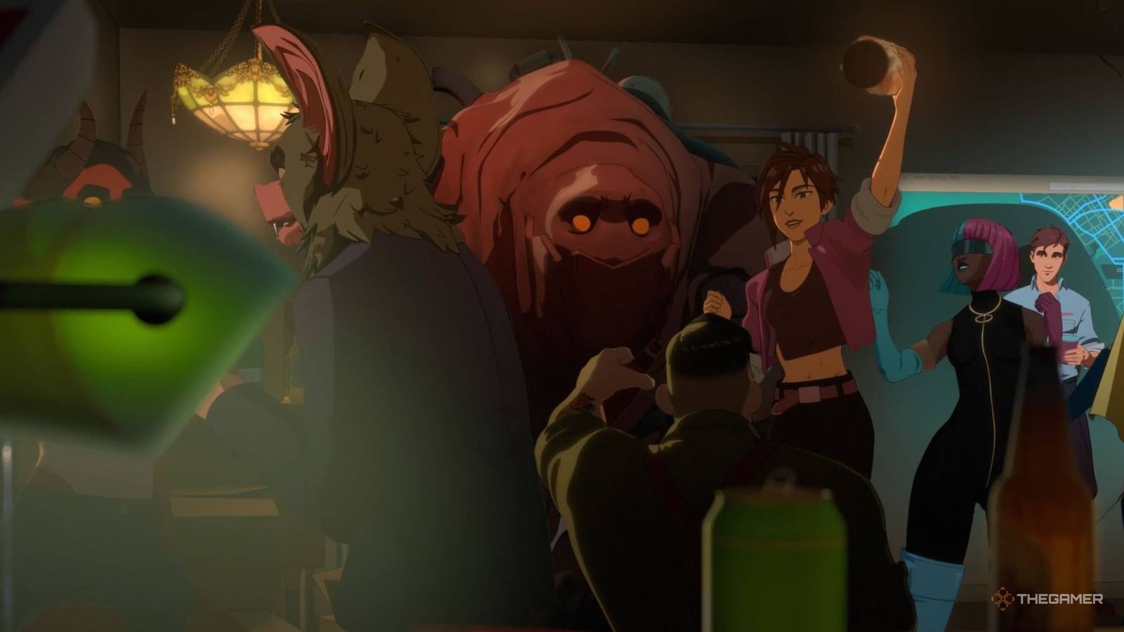 Invisigal partying in Dispatch Episode 6.