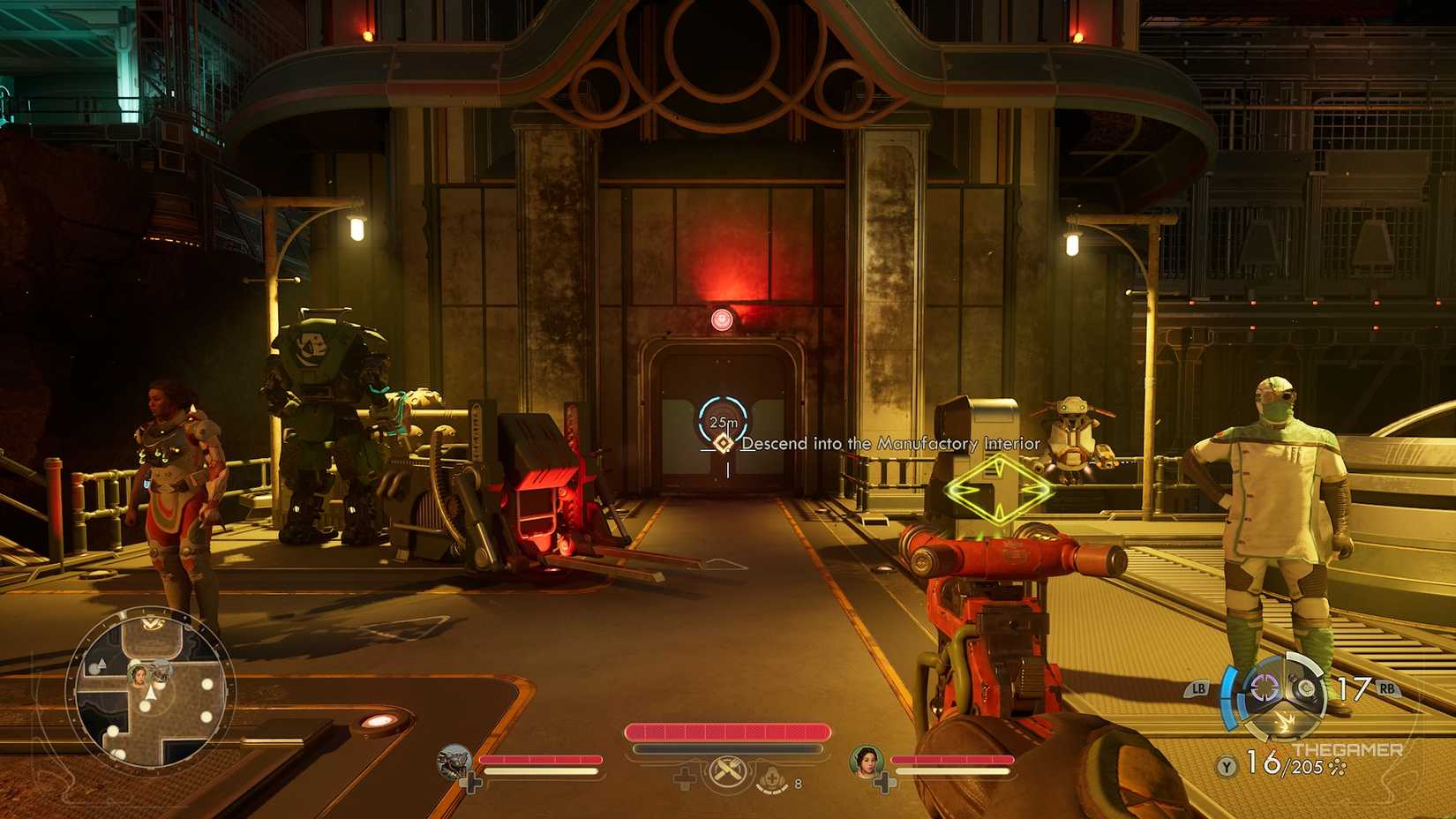 The door to the elevator in The Outer Worlds 2.