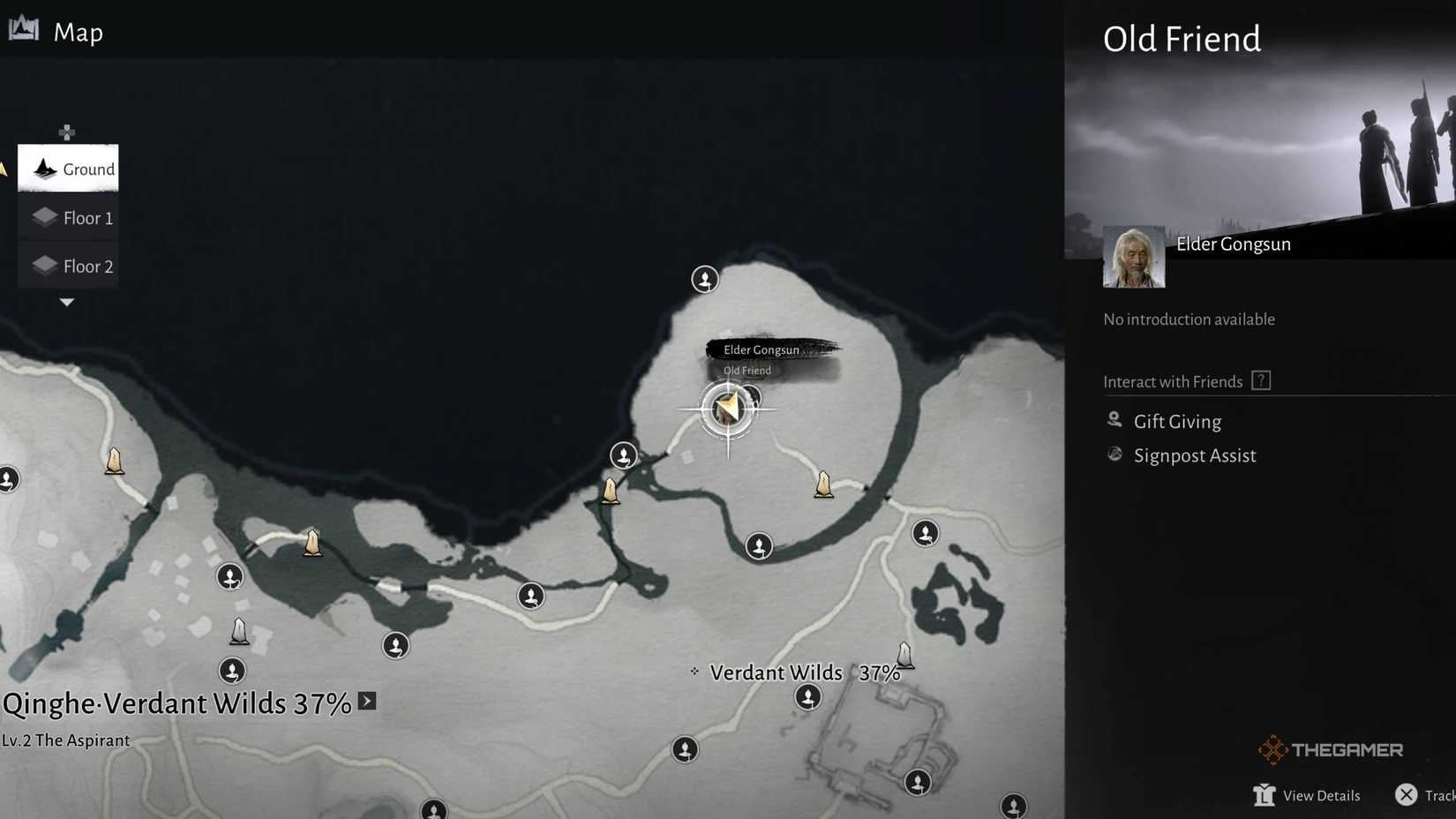 Elder Gongsun as an old friend on the map where the winds meet.