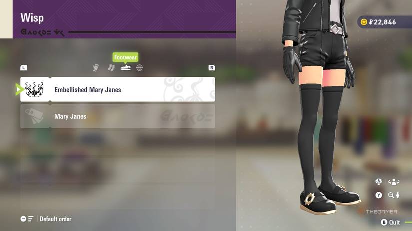 Embellished Mary Janes at Wisp in Pokemon Legends: Z-A.