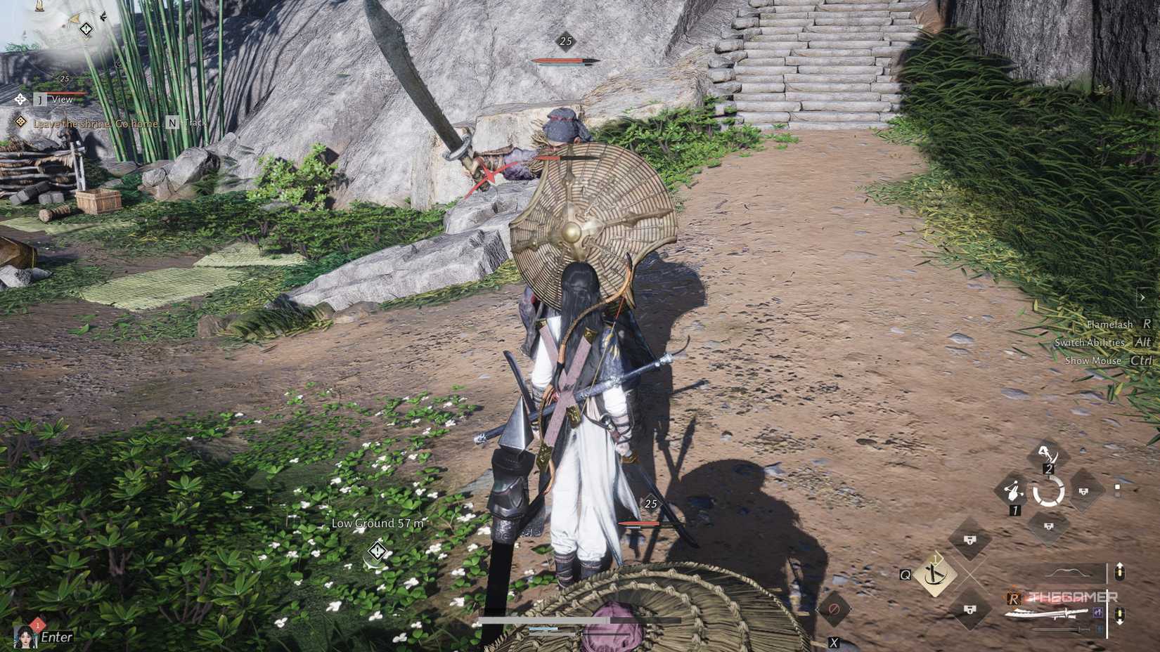 Fight the enemy in Where Winds Meet.