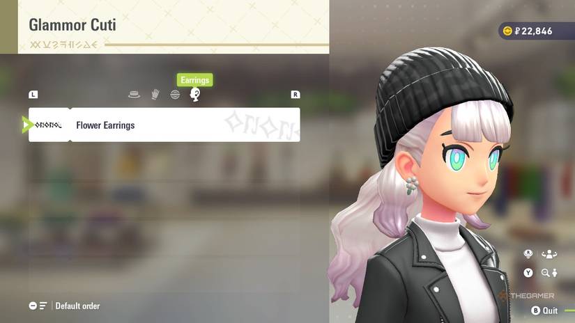 Flower Earrings at GLAMMOR Cuti in Pokemon Legends Z-A.