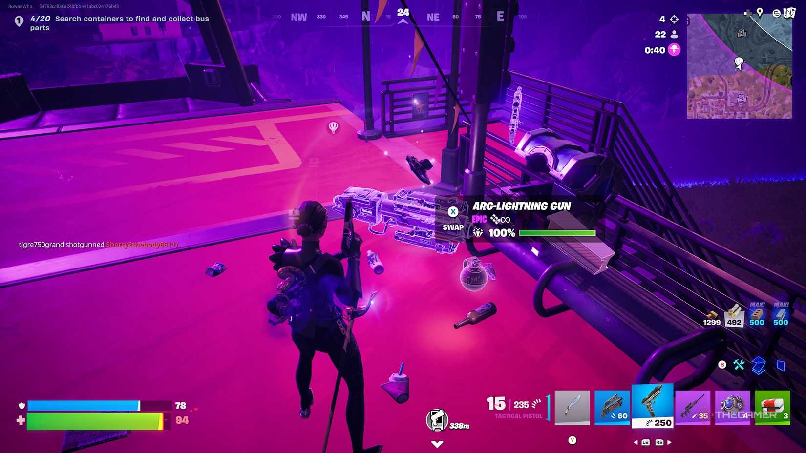 Fortnite Arc Lightning Gun.