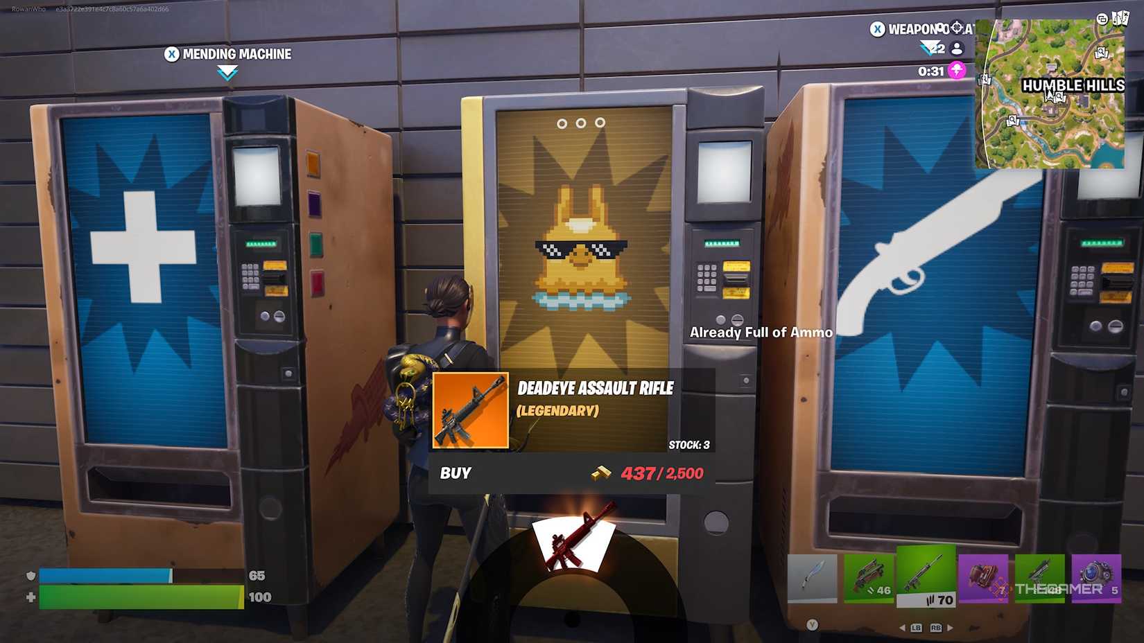 Fortnite Deadeye Assault Rifle.