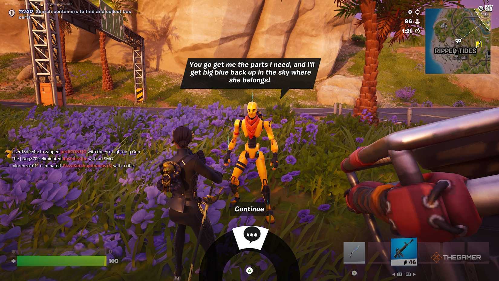 Fortnite Dummy talks about the broken Battle Bus.