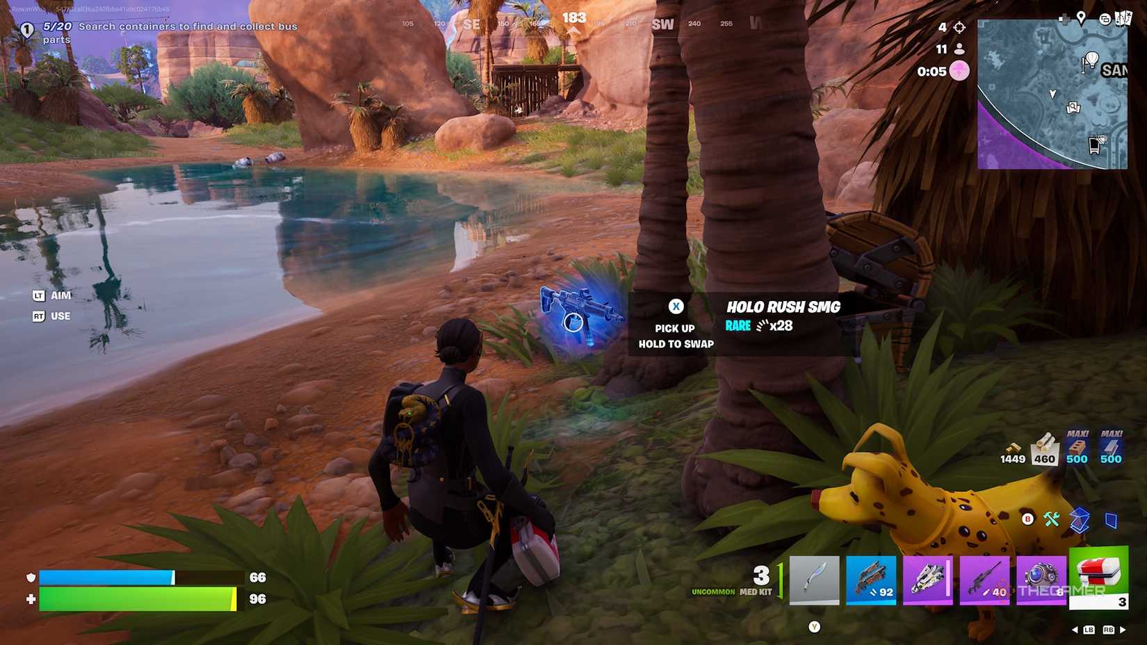 Fortnite Holo Rush SMG.