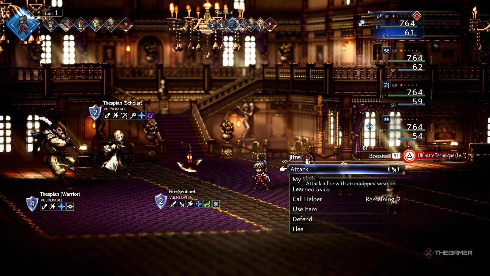 How To Beat The Rearguard And Vanguard Aide In Octopath Traveler 0