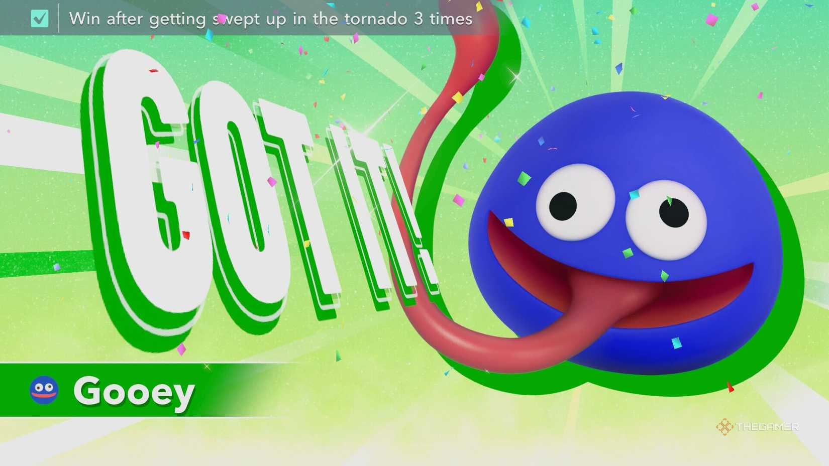 باز کردن قفل Gooey در Kirby Air Riders.