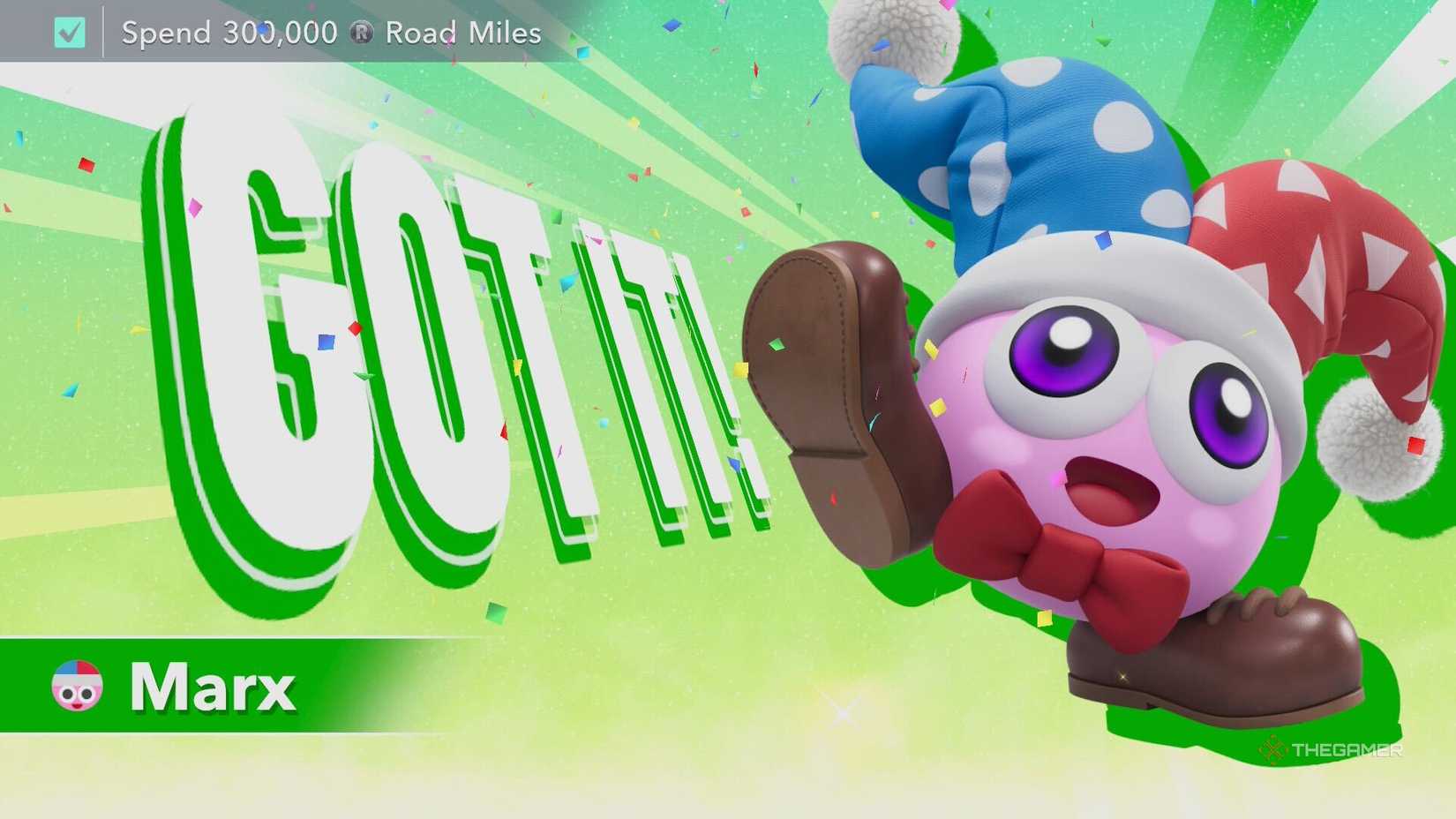 باز کردن قفل مارکس در Kirby Air Riders.