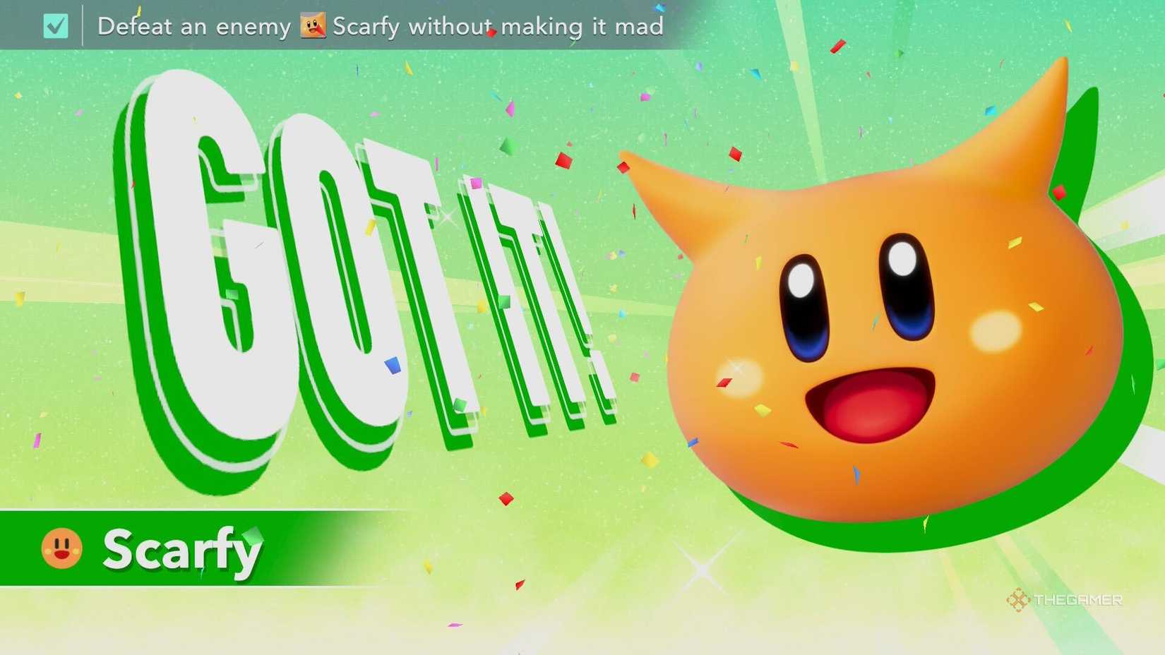 باز کردن قفل Scarfy در Kirby Air Riders.