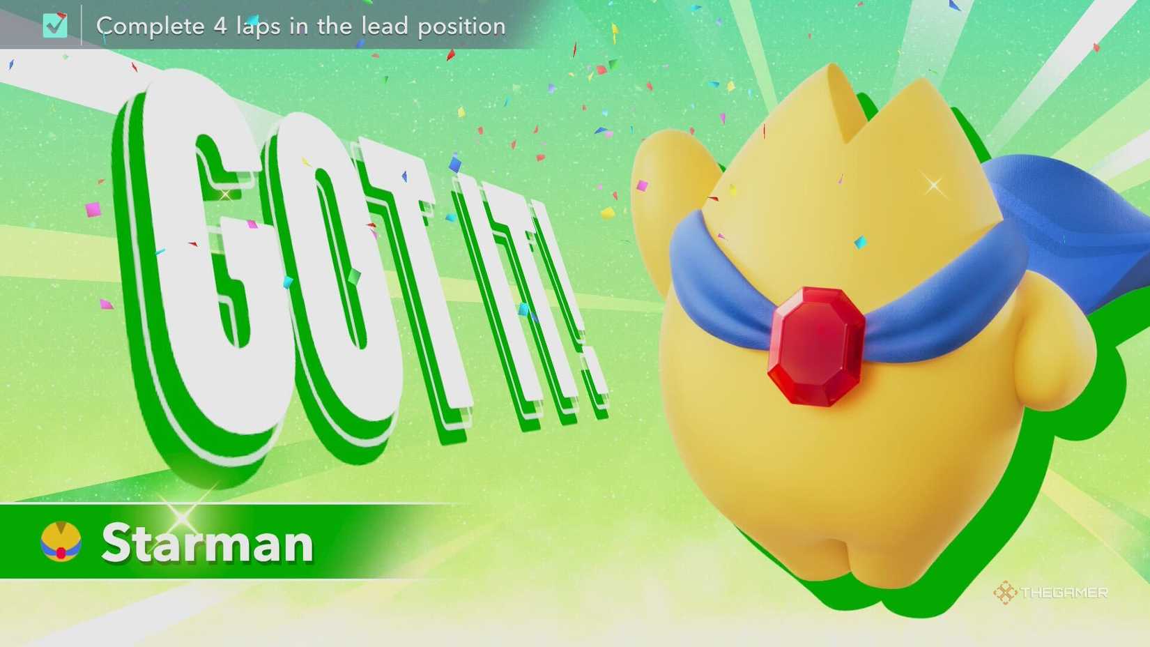 باز کردن قفل Starman در Kirby Air Riders.