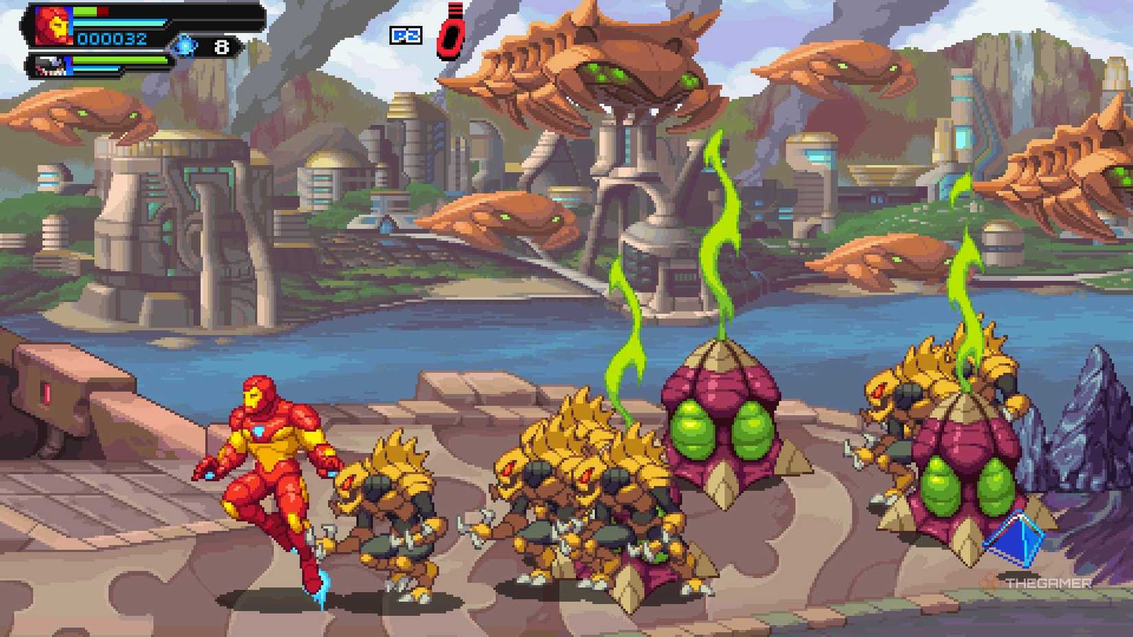 Bug pods in Marvel Cosmic Invasion.