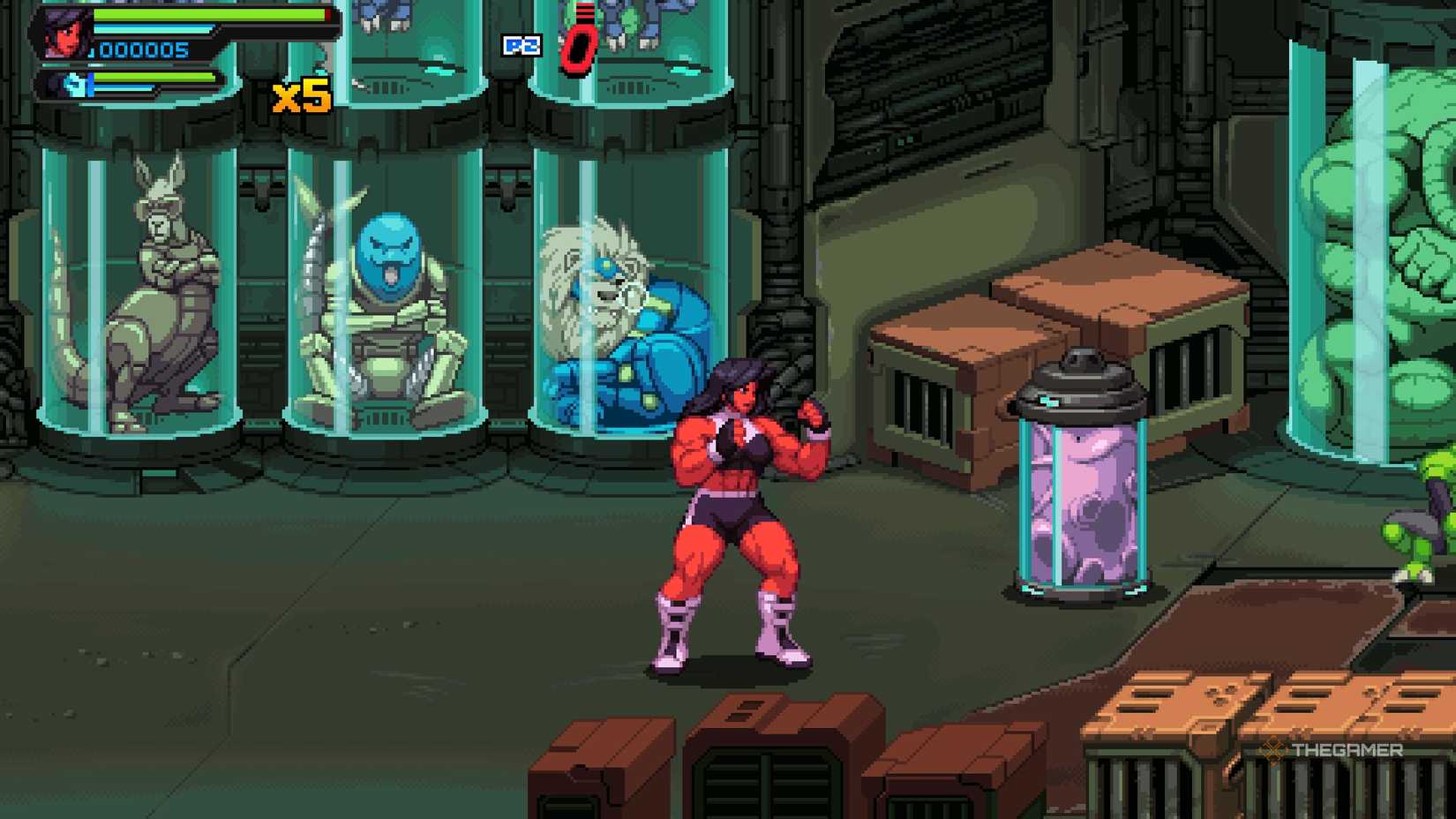 A trap in Marvel Cosmic Invasion's Menagerie level.