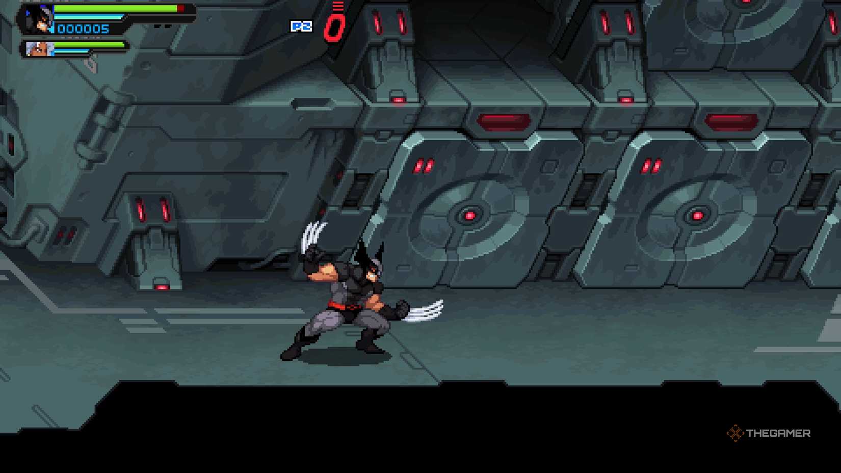 Wolverine standing next to cells with mutants in in Marvel Cosmic Invasion.