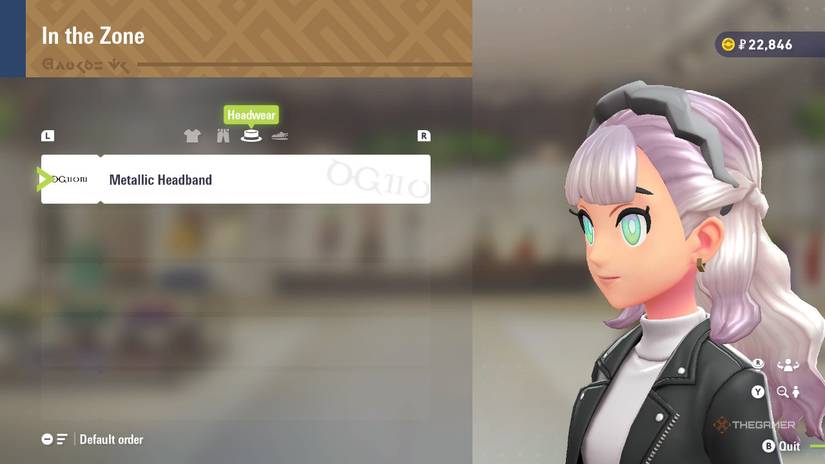 Metallic Headband at In The Zone in Pokemon Legends: Z-A.